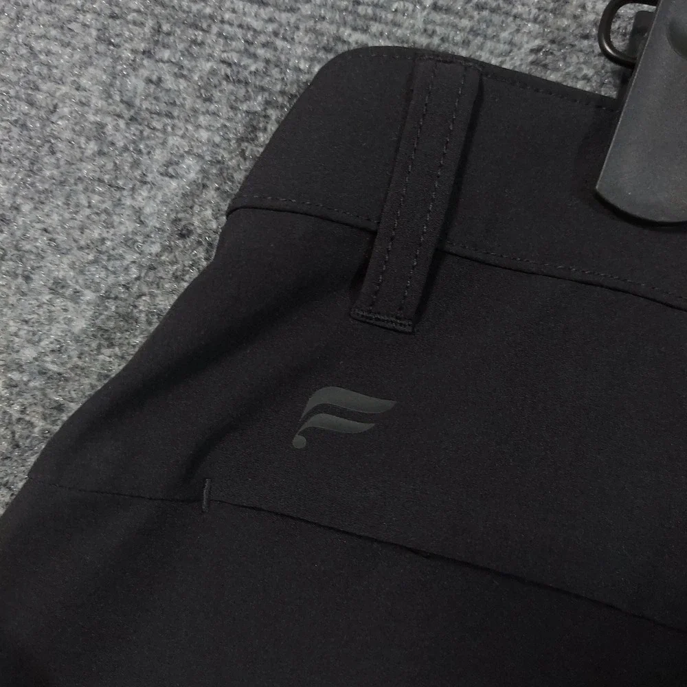 Fabletlics Pants Mens‎ 32x29 Black Golf Tapered Stretch Commuter Slacks Athletic